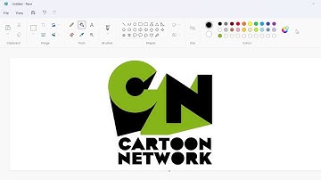 How to draw the Cartoon Network variant logo using MS Paint | How to draw on your computer
