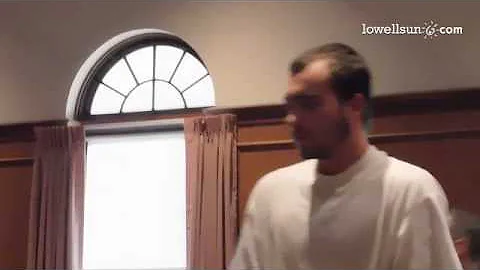 Ian Bardwell enters Ayer District Court for his da...