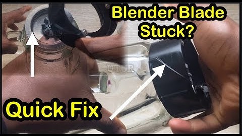 Blender Rescue: Hoe je een vastzittende messenset losmaakt van de motor van een blender - Snelle ...
