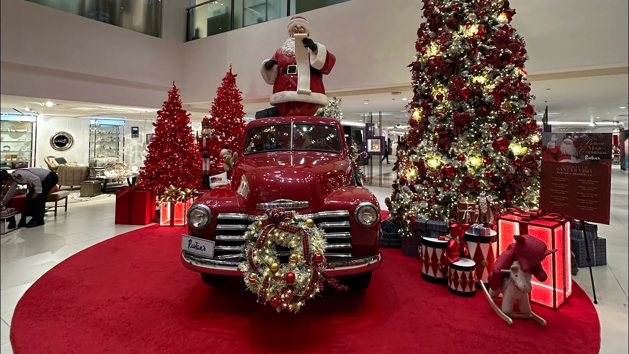 Rustan’s at Shangri-La Plaza Christmas tree and decorations 2024 🎄✨ | Ortigas Center, Philippines 🇵🇭