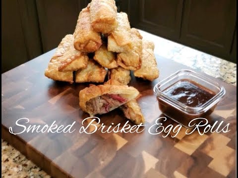 Smoked Brisket Egg Rolls - Texas Twinkies