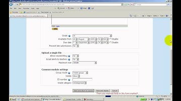 Moodle 1.9 Upload a Single File