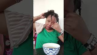 How to use flax seed gel on natural 4c hair#content creator#hair
