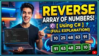 Reverse an Array in C# 🔥 | Coding Interview Question with Solution