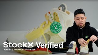 Verifying the Sail Off-White Air Jordan 5 | StockX Verified