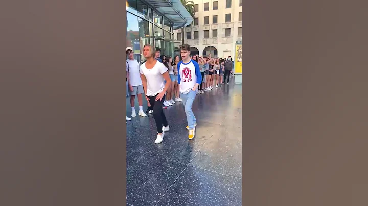 MOONWALK IN HOLLYWOOD! @ShaneNagy & MERRICK! #Shorts
