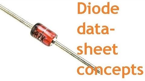 Diode And Applications S#2 E#7 Urdu/Hindi-Example Regarding Datasheet Concepts