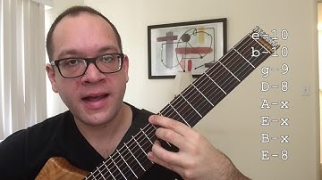 8-String Guitar Lesson 4: Extensions and Suspensions (Drop E Tuning)