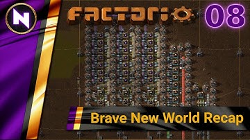 Factorio 018 Brave New World Recap #8 PRODUCTION SCIENCE