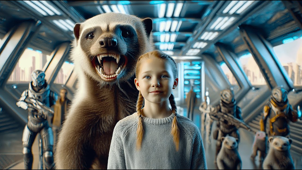 Predator Cubs Teased the Human Girl—Until Her Honey Badger Fought Back | HFY | HFY Sci-fi Stories