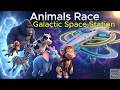 Galactic Space Station! Cartoon Animals Race Super Fast - 3D Animation Game Fun