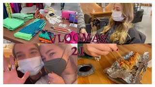 VLOGMAS 21- Pequeño cambio de look + últimas compras navideñas + cena con amigas| Carlota Grande 