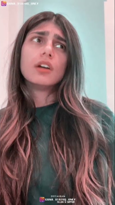 Miakhalifa new Trending video gana song 🤭