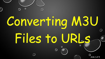 Converting M3U Files to URLs
