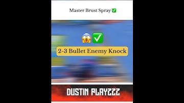 How To Master Burst Spray ✅ || Bgmi Tips And Tricks || burst spray tutorial || bgmi burst spray tips