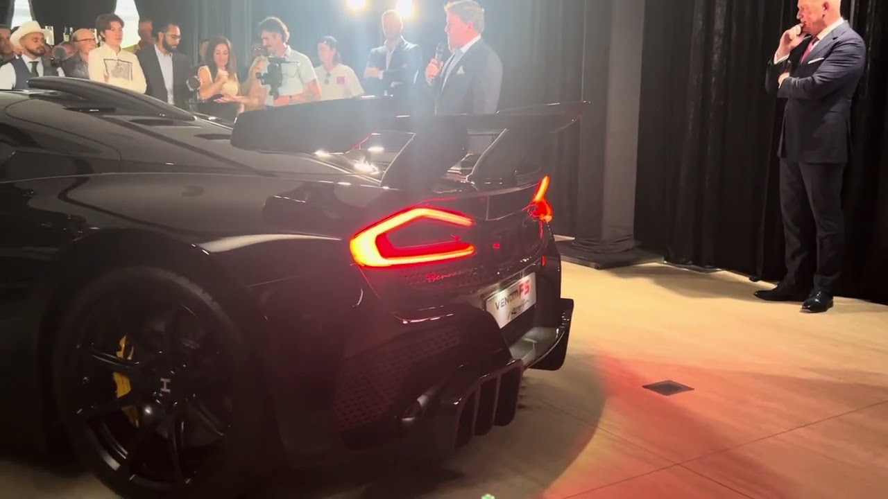 Hennessey Venom F5 Launch Event! American Hypercar!