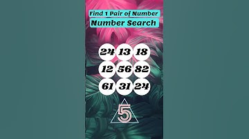 Spot the Hidden Number Before Time Runs Out! #quiz #braingame #puzzletime #braingames