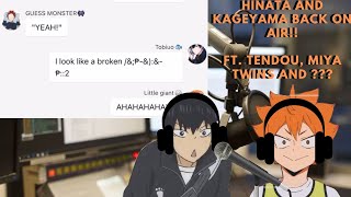 Kageyama and Hinata is back on air!!! || haikyuu x their VA || Haikyuu texts