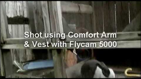 Flycam 5000 Video Camera Stabilizer + Comfort Arm Vest Support | Body-Mount Stabilization | TestShot