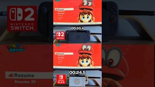Super Mario Odyssey- Nintendo Switch 2 vs Switch OLED Speed Comparison