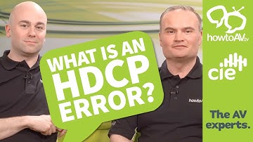 What is an HDCP error?