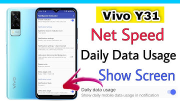 #Vivo Y31 Me Daily Data Usage Show Kaise Kare | How To Enable Daily Data Usage In Vivo Y31 IsBarakTv