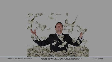How to Make Money as A Designer/ How to Make Money as a Consultant  by Zulueta Architecture