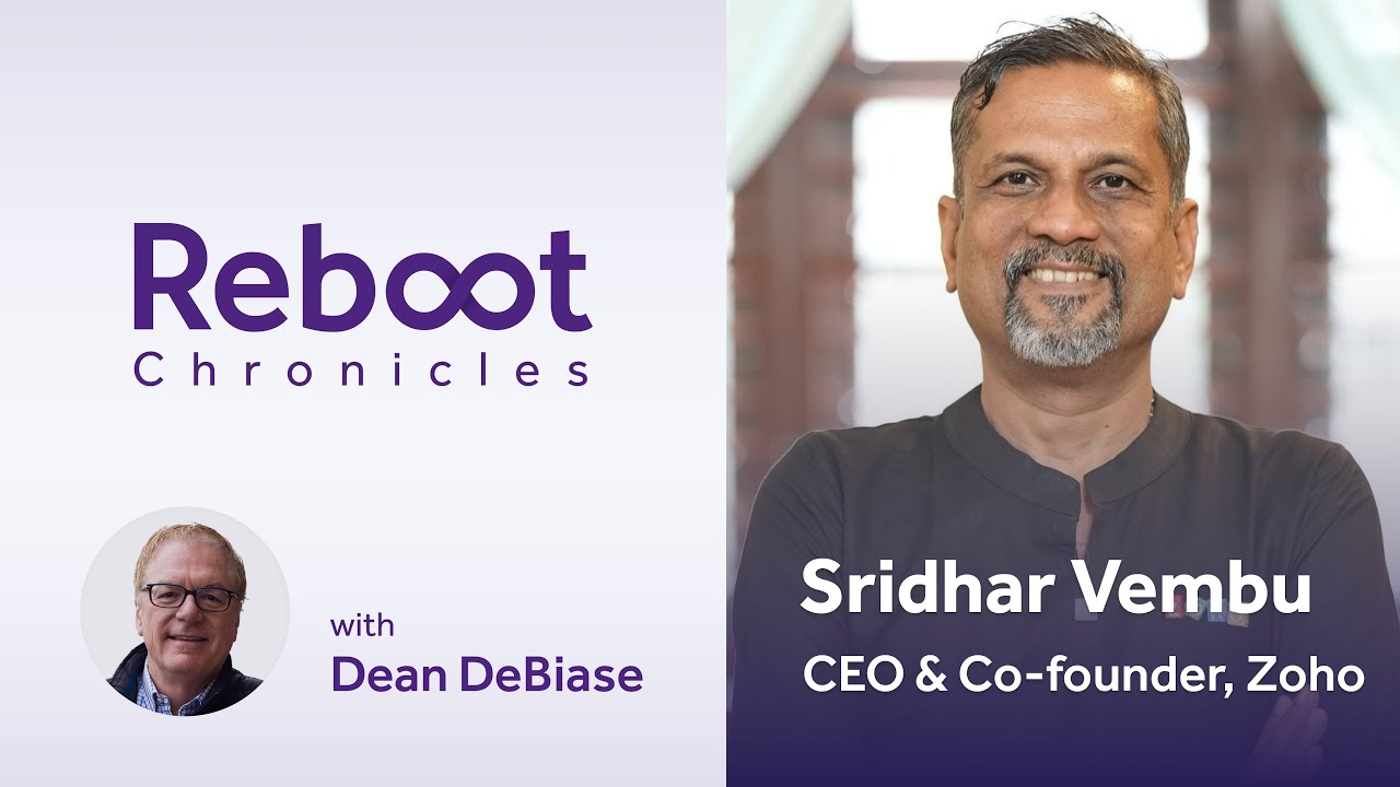 Building A 1B Tech Powerhouse Without Venture Capital Sridhar Vembu   CEO Zoho