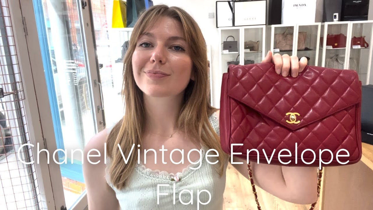 Chanel Vintage Envelope Flap Bag Review 