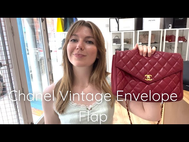 Chanel Vintage Envelope Flap Bag Review 