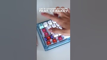 Ceramic Keycaps V2 from 𝗖𝗘𝗥𝗔𝗞𝗘𝗬 ♥ #keyboard #mechanicalkeyboard #asmr #asmrkeyboard