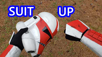 Clone Trooper Foam Armor Suit Up and Photoshoot (Subscriber special) FREE Template