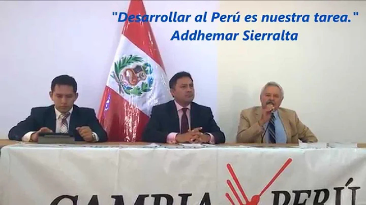 NUESTRO DEBER ES DESARROLLAR AL PER, ADDHEMAR SIER...