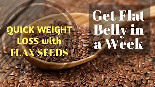 Quick weight loss with flax seeds | how to lose fast health benefits
of for pcos seeds, seed recip...