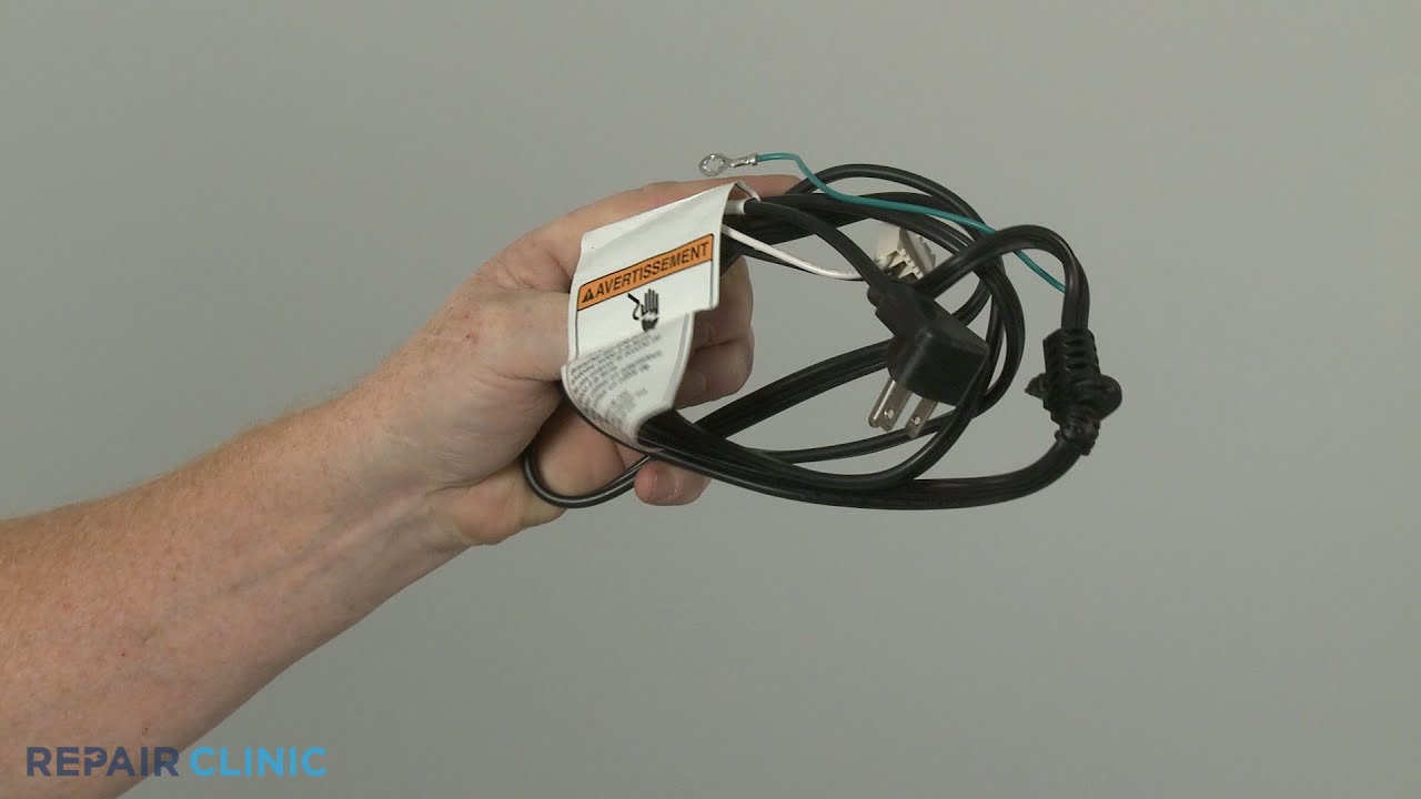 Whirlpool TopLoad Washer Power Cord Replacement W11551294 YouTube