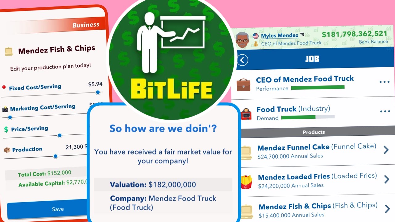 best business plan bitlife