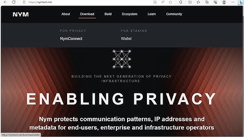 How to delegate your NYM token on your NYM wallet.