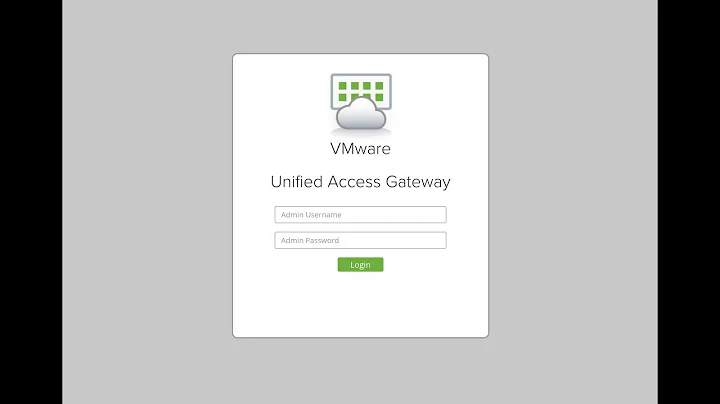 Configuring Certification based Authentication in VMware UAG