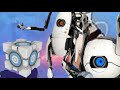 Portal 2 coop but were actually robots