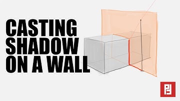 Casting a Shadow on a Wall - Exercise from How to Render by Scott Robertson