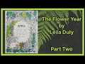 The flower year by leila duly colour along  april part 2