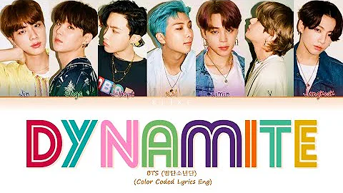[LYRICS] 'Dynamite' - BTS (방탄소년단)|| Color Coded Lyrics Eng