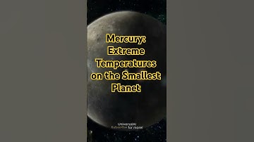 Mercury: Extreme Temperatures on the Smallest Planet.  #universe #astronomy #science #space