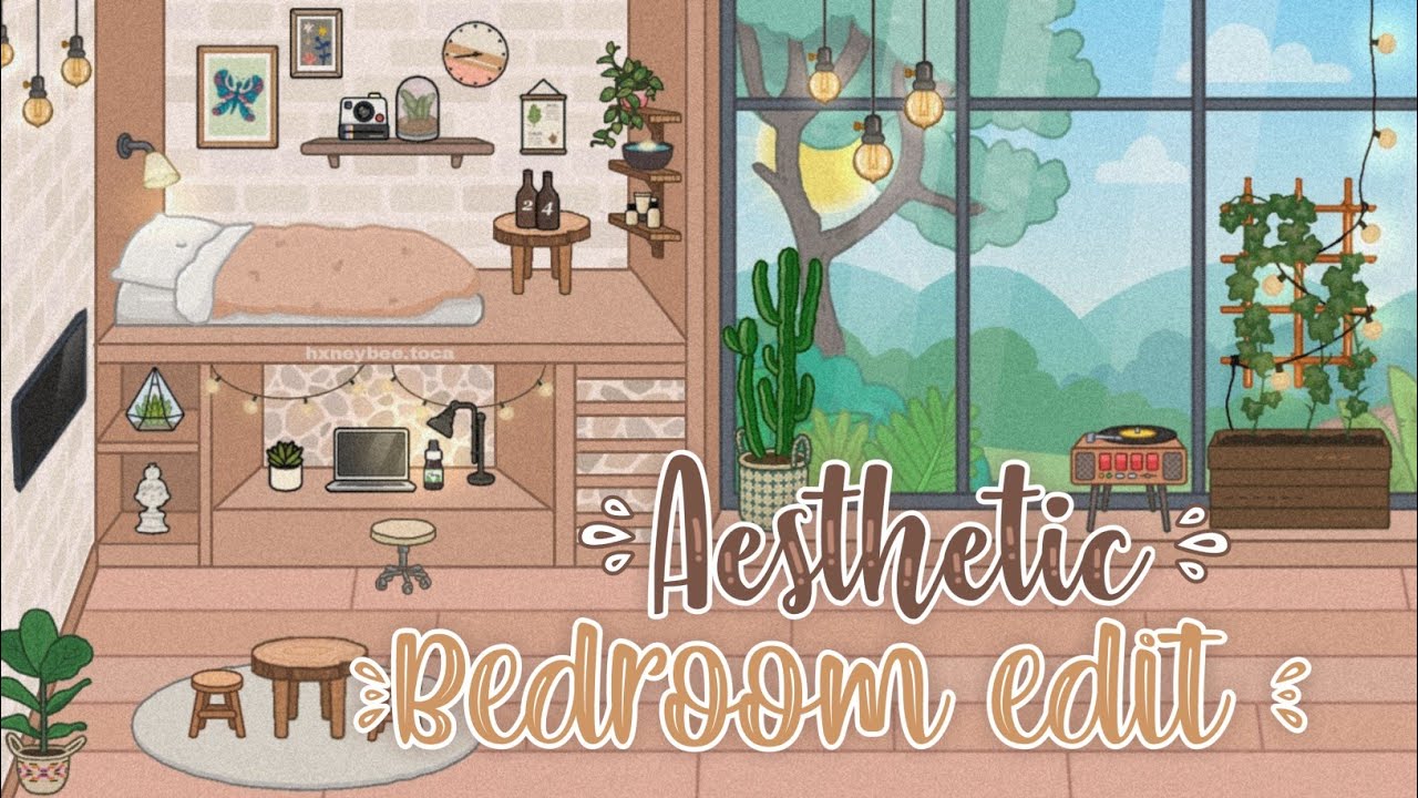 Aesthetic FREE Bedroom design Toca Boca