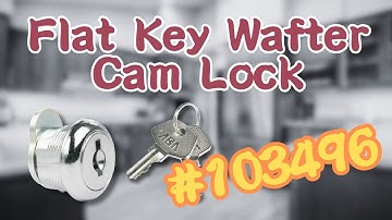 Flat Key Wafter Cam Lock #103496 | ABA Locks - Lock Picking, Security Tips, Types & Features