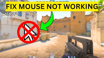 How To Fix Mouse Not Working in CS2(EASY)