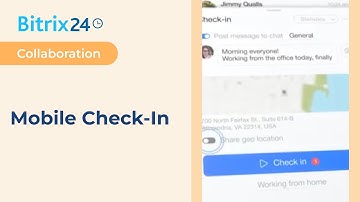 Bitrix24 Mobile Check-In