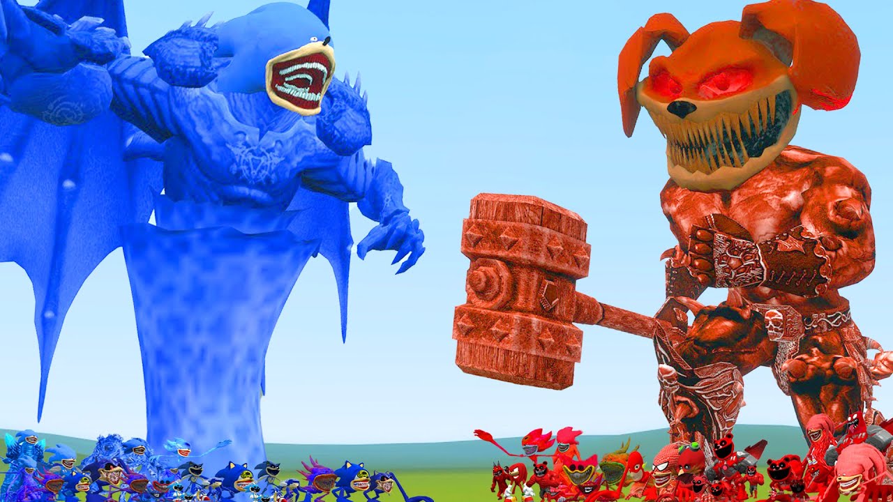 NEW CTHULHU SHIN SONIC TAPES FAMILY VS TITAN THOR DOGDAY NIGHTMARE FAMILY In Garry's Mod!
