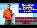 Graduation First Year Syllabus Format 2025-26