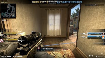 [CSGO] noob AWP gameplay kwkwk...4K